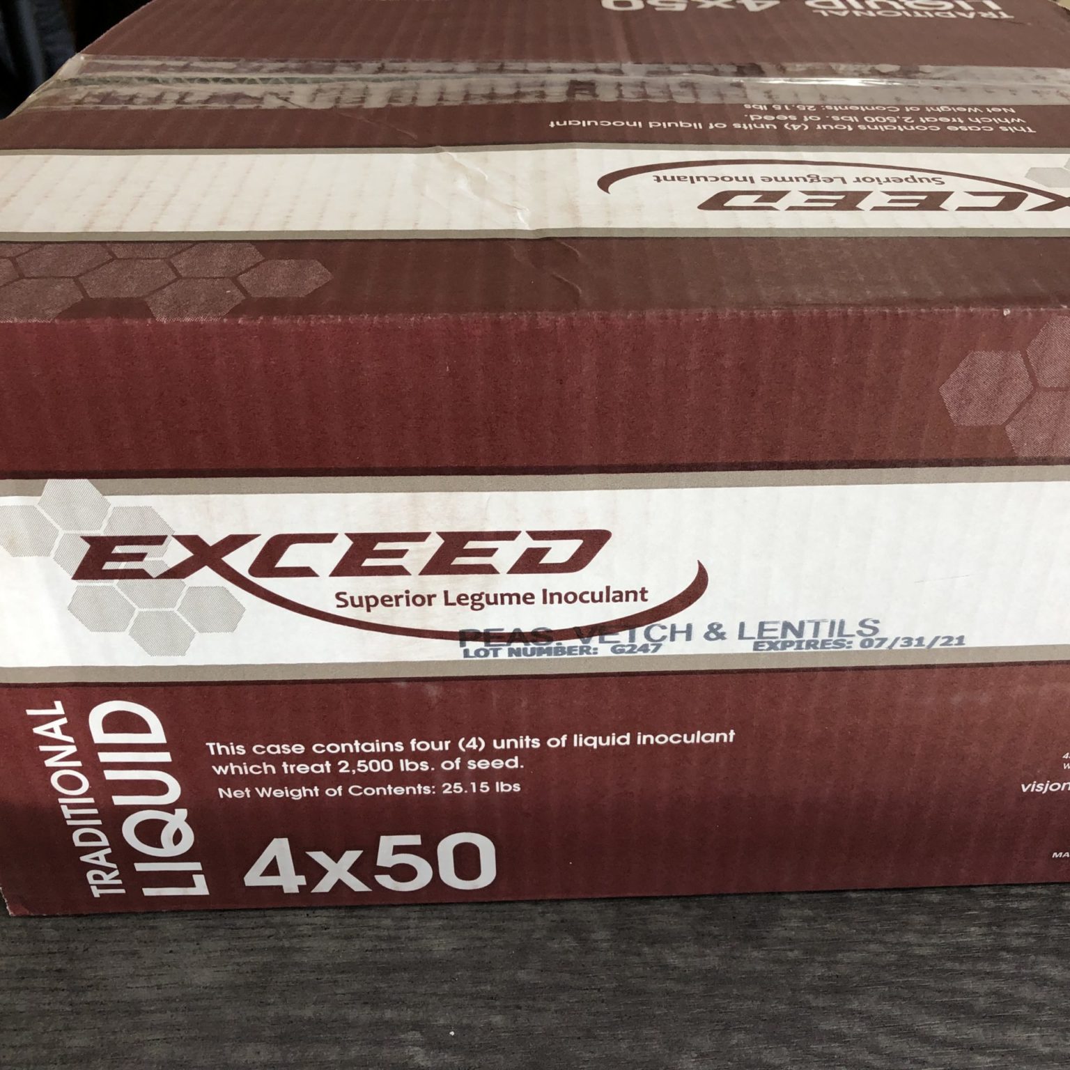 Exceed Organic Liquid Inoculant For Peas, Beans, & Lentils